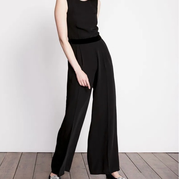 *NEW* BODEN Theodora Velvet Trim Jumper in Black — 6 — Lux Velvet Bow Tie Neck - Picture 6 of 7